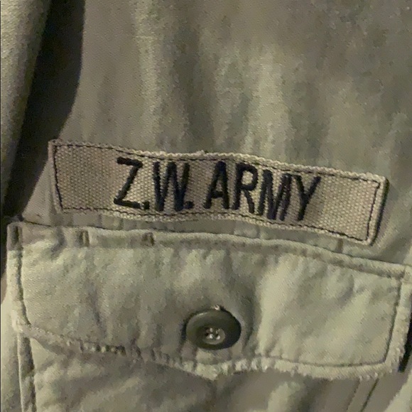 NWT ZARA ARMY SHIRT/JACKET - Picture 5 of 8